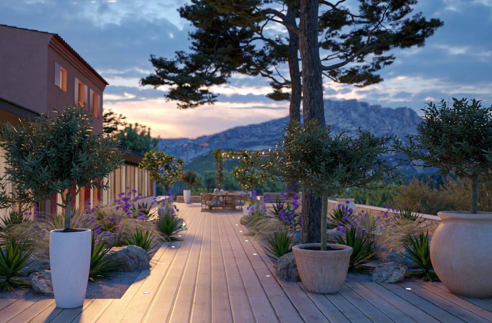 Conception d'un jardin sur la commune du Tholonet Aix en Provence