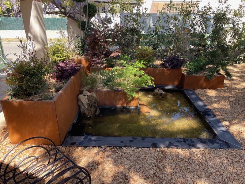 Création d'un jardin zen sur la commune de  Bouc-Bel-Air