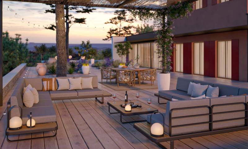 Conception d'un jardin sur la commune du Tholonet Aix en Provence