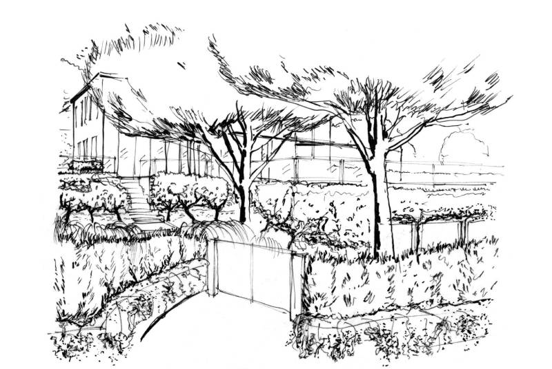 Conception d'un jardin  sur la commune de Saint Tropez