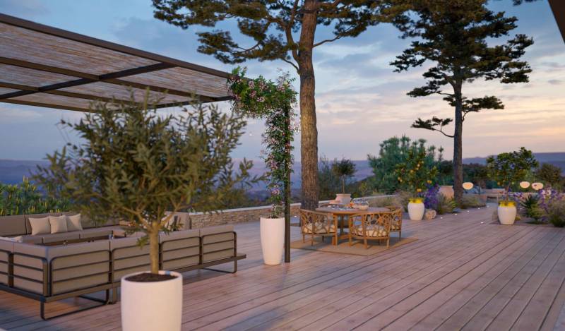 Conception d'un jardin sur la commune du Tholonet Aix en Provence