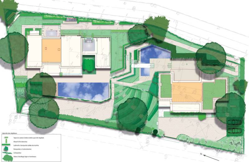 Conception d'un jardin  sur la commune de Saint Tropez