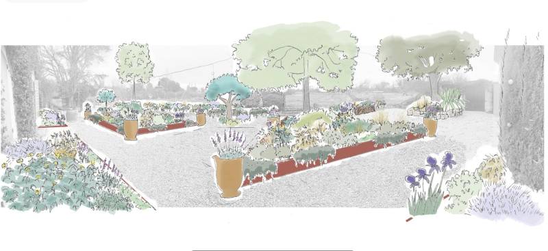 conception sur mesure de jardin , adaptée à chaque client,
