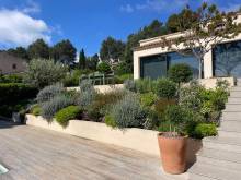 Notre zone d'activité pour ce service Création de jardins secs pour villas modernes avec cactus et entretien écologique à